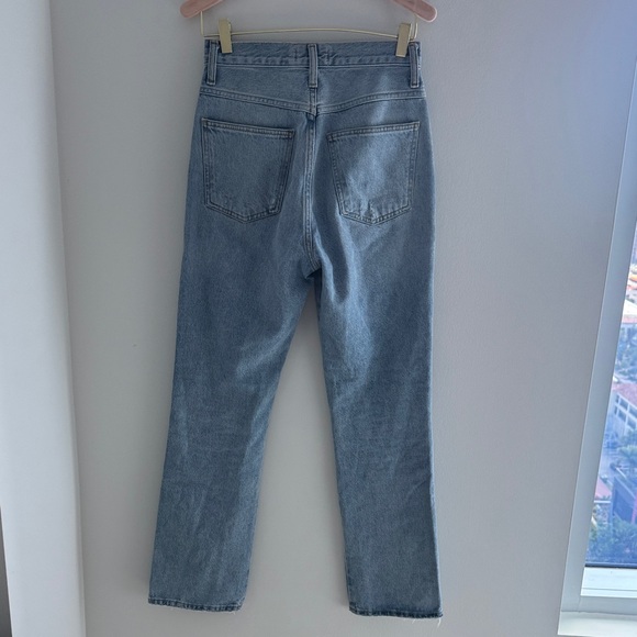 AGOLD 90’s Pinch Waist High Rise Straight Denim - Picture 6 of 6
